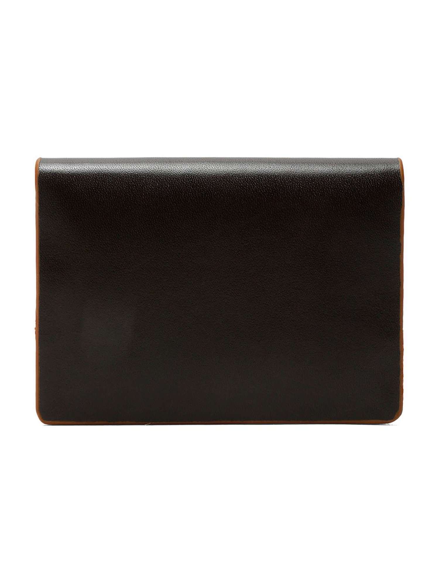 Teakwood Leathers Brown Leather Bi-Fold Wallet for Men