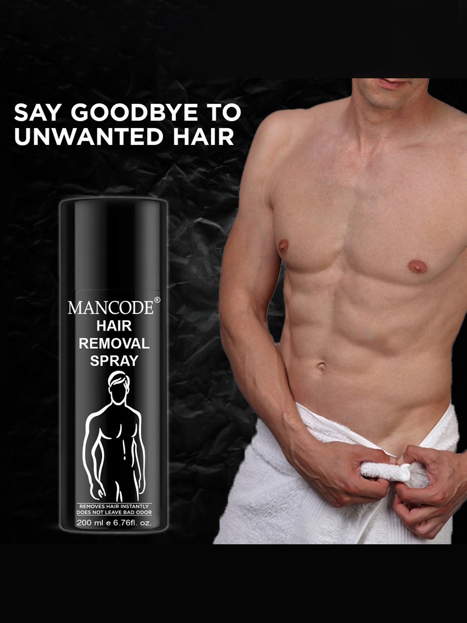 Mancode Hair Removal Spray - 200 ml