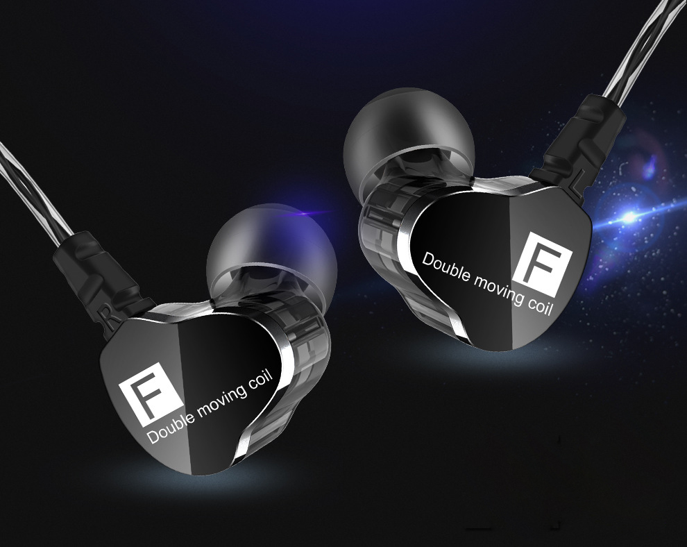 Headphones 7-9(Fmm) 99(dB)QKZ-CK9 Noise Isolation Headsets for Laptop, Mac, iPhone and Most Android Phones Black and White RJ-QKZ-CK9-B