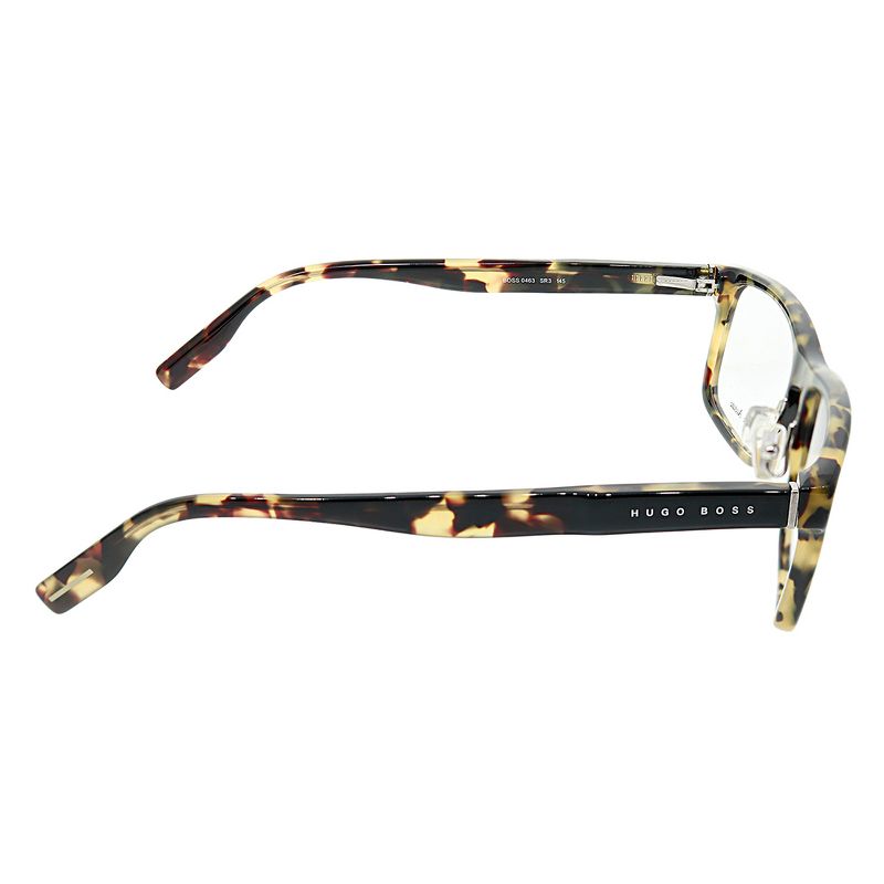 Hugo Boss  SR3 Unisex Rectangle Eyeglasses Brown Havana 53mm