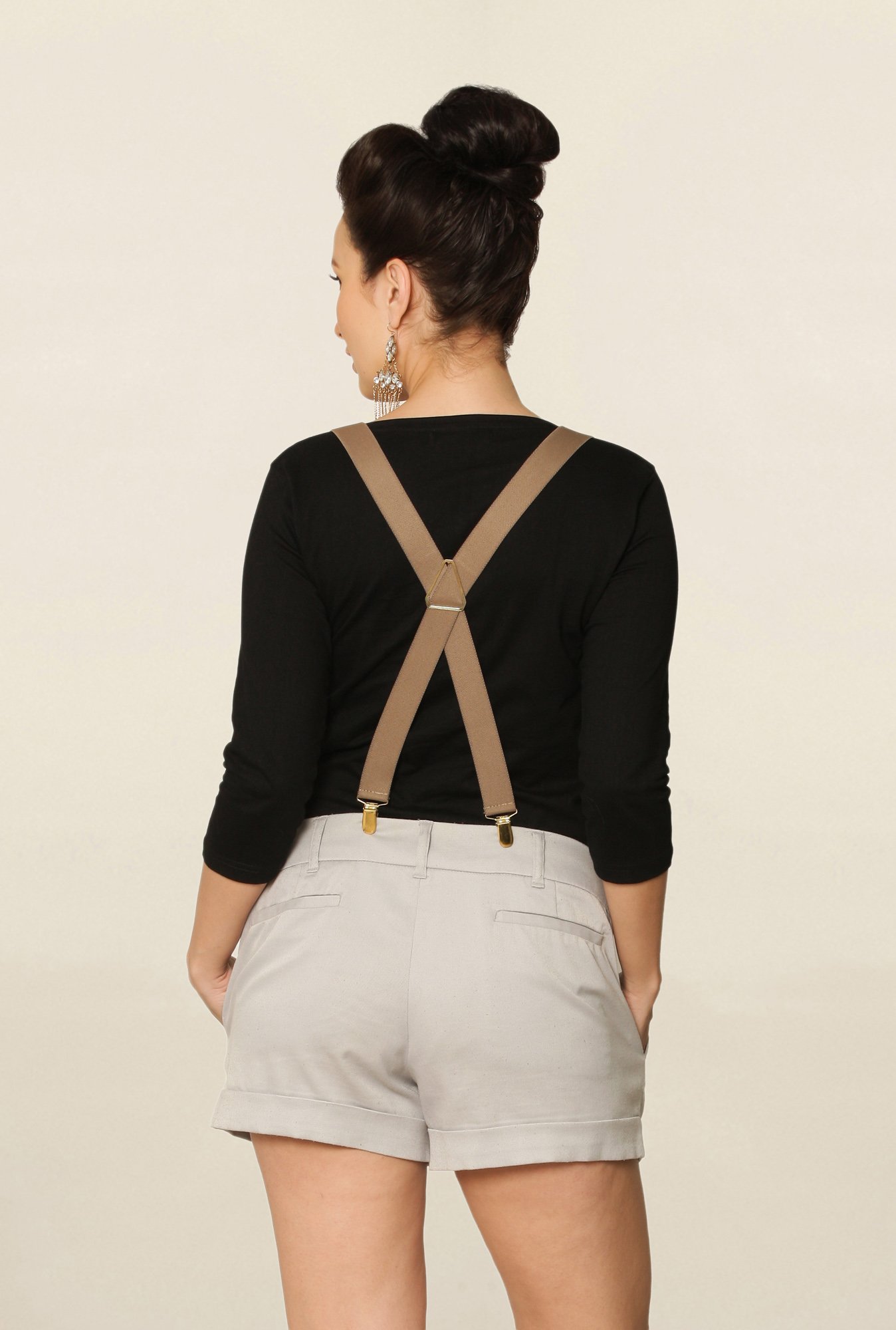 Miss Chase Black Solid Top