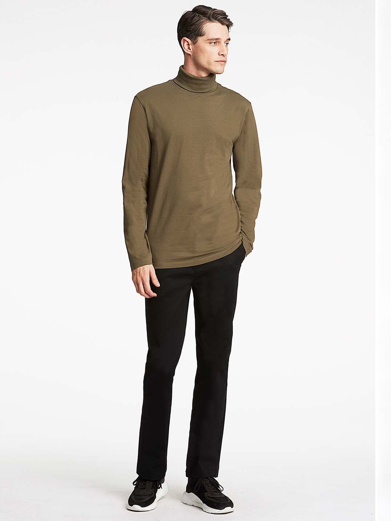 Lindbergh Olive Crew T-Shirt