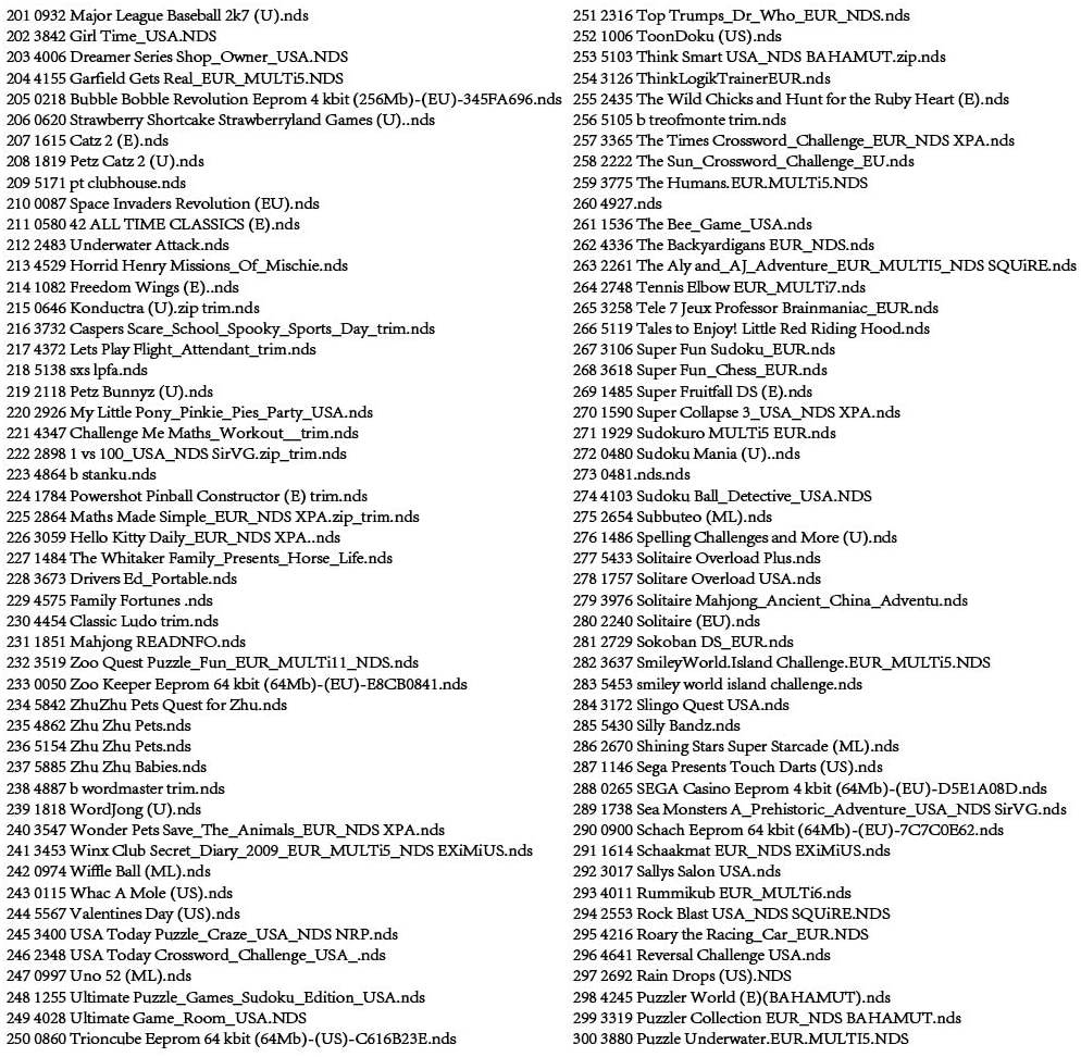 XiAnShi 500 in 1 Game Super Combo, 64G Memory Card Package with Card Slot for Nintendo DS / NDS / NDSL / NDSI / 3DS / 2DS XL / LL