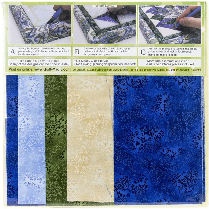 Quilt-Magic No Sew Wall Hanging Kit-Elephant