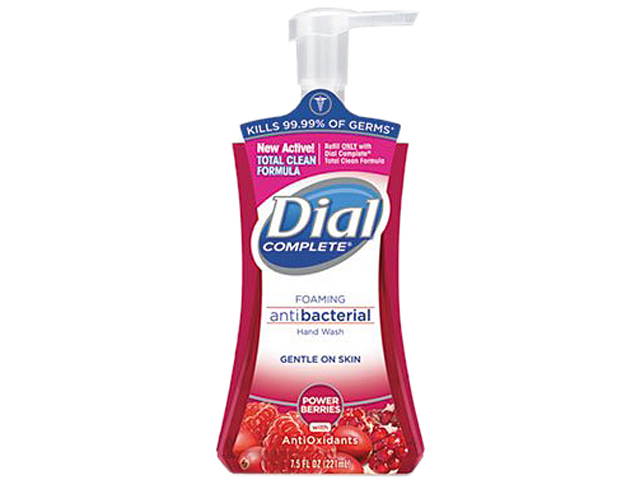 Dial Complete 03016CT Foaming 7.5 oz. Pump Bottle Cranberry Scent, 8 / Carton