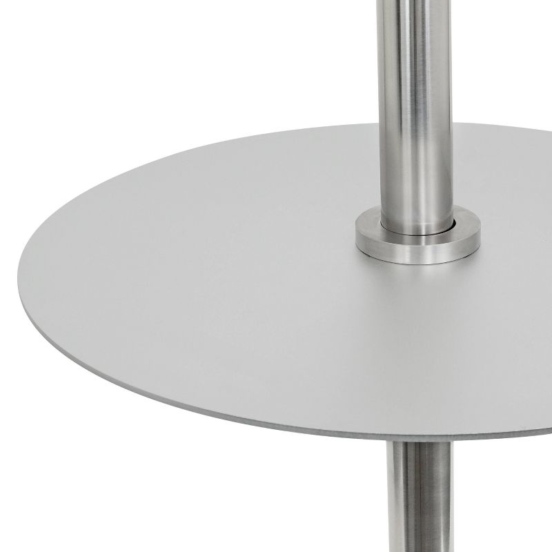 1500W Electric Infrared Stainless Steel Patio Heater with Table - Permasteel