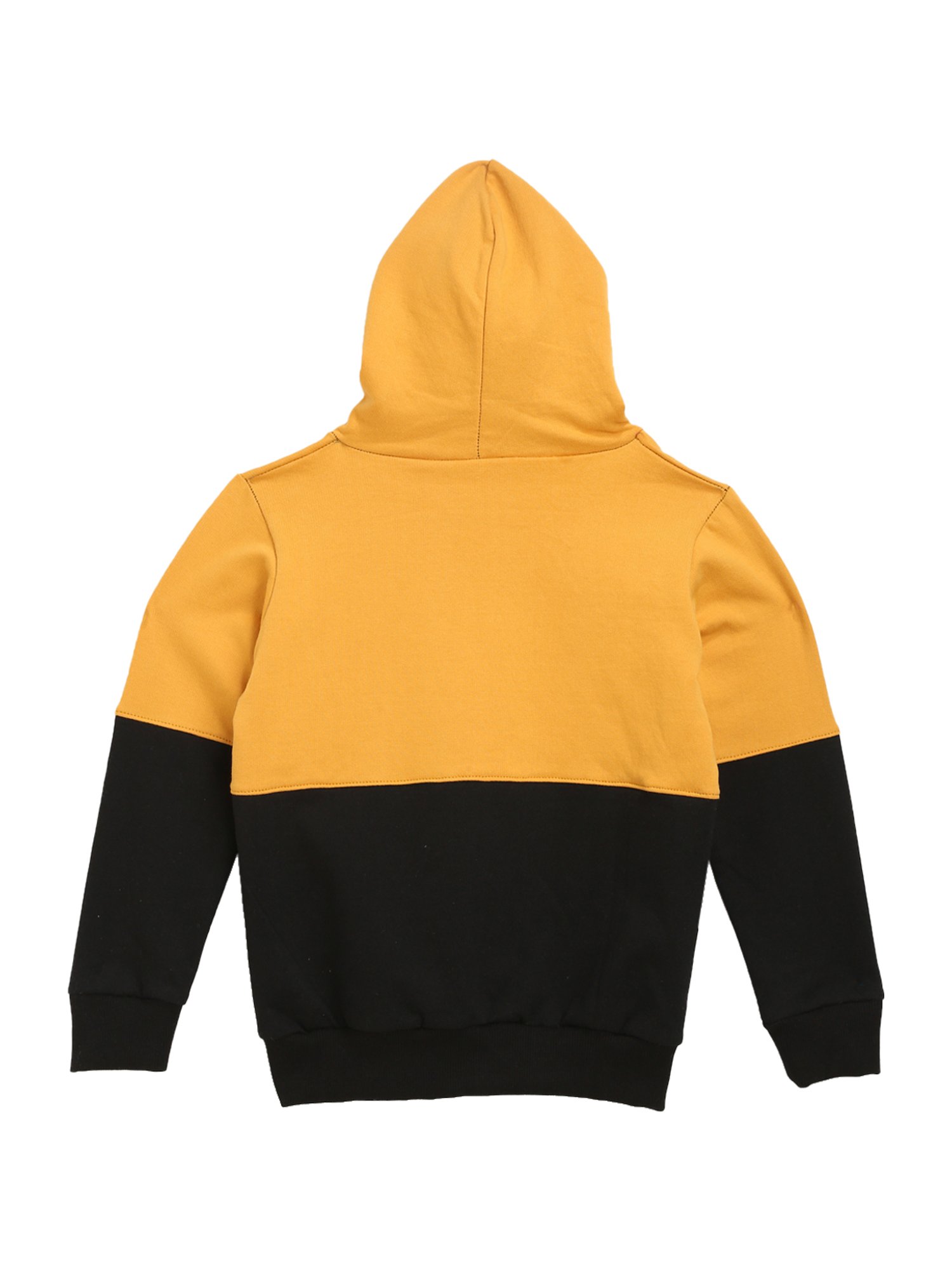 Kids Craft Black & Yellow Color Block Hoddie