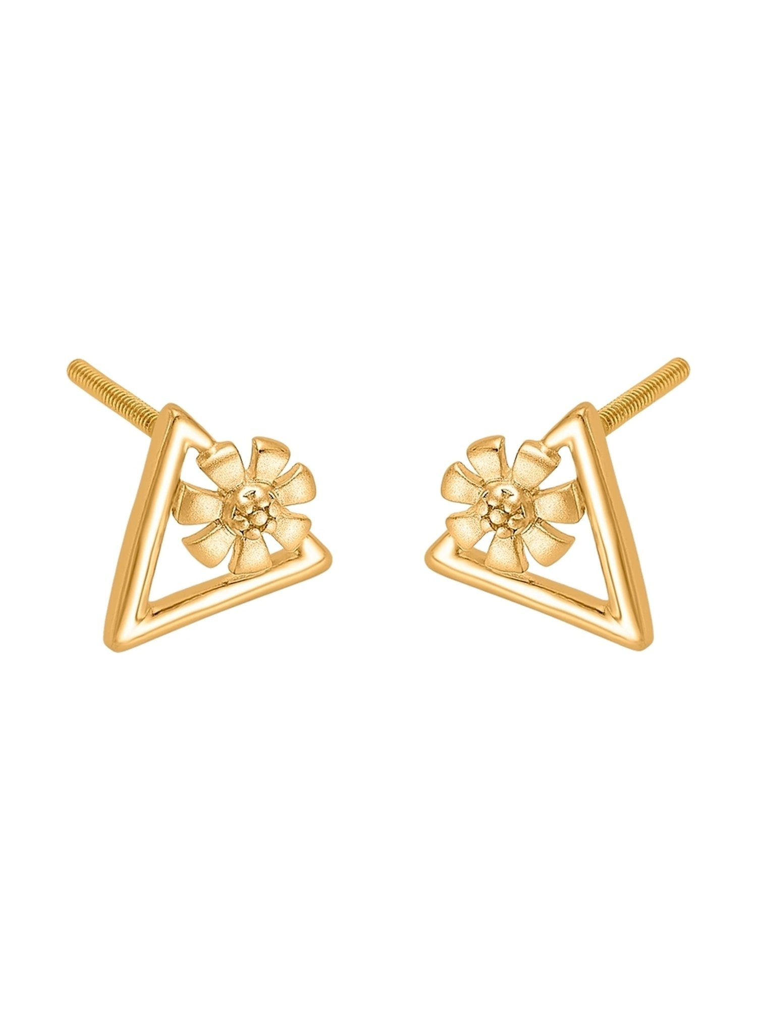 P.C. Chandra Jewellers 14 kt Gold Earrings