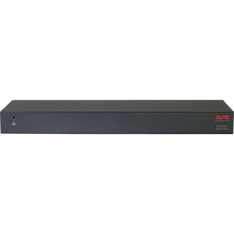 Schneider Electric Rack PDU, Metered, 1U, 20A, 120V, (8) 5-20 - Metered - NEMA L5-20P - 8 x NEMA 5-20R - 120 V AC - 1920 W - 1U - Rack Mount