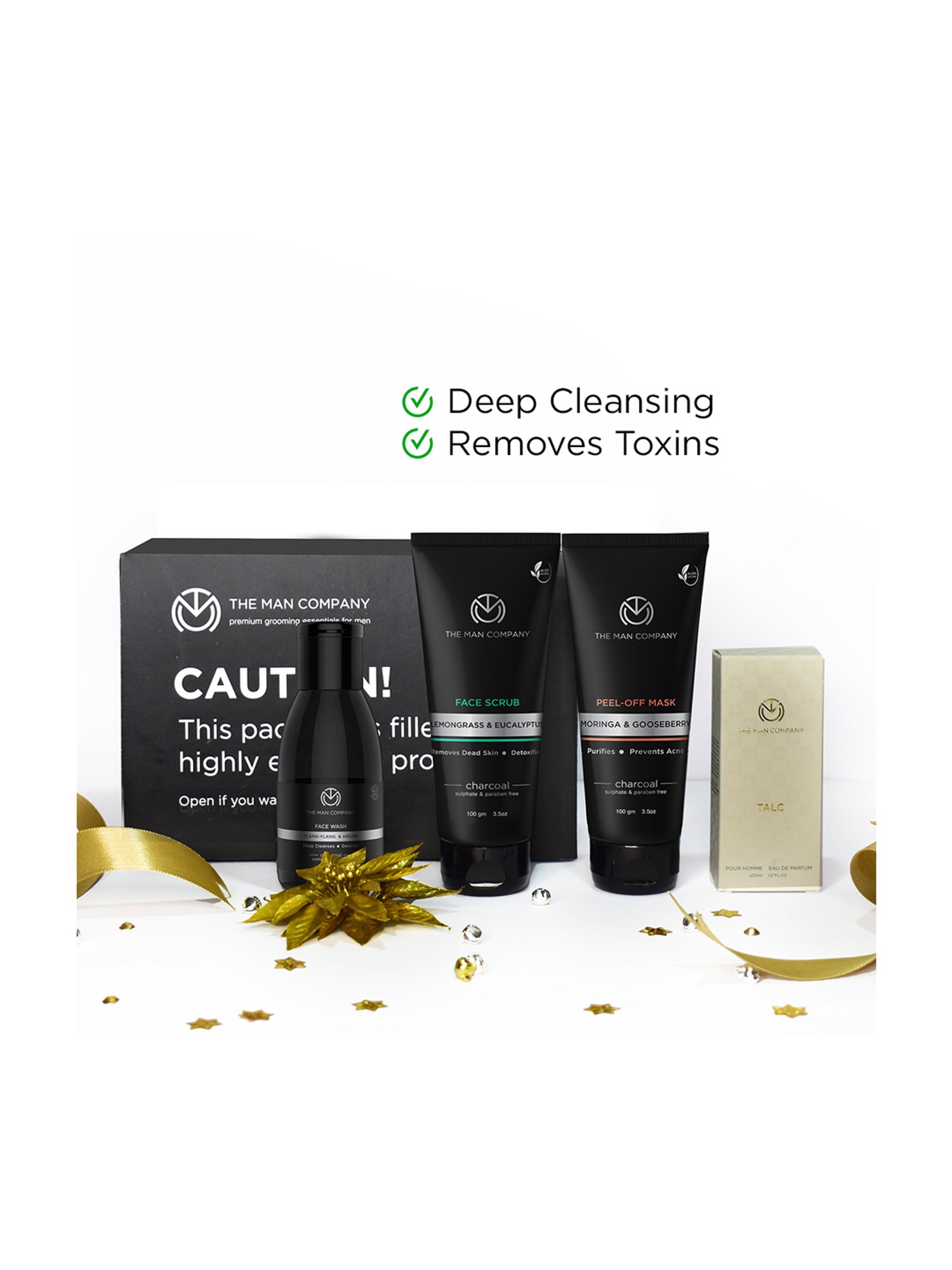 Ustraa Power Face Wash & Hair Growth Vitalizer Combo Set