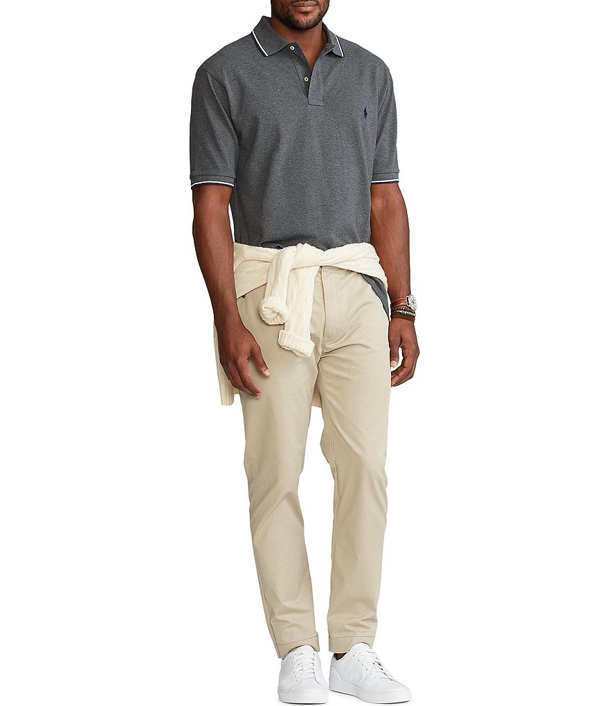 Polo Ralph Lauren Big & Tall Tipped Mesh Short-Sleeve Polo Shirt