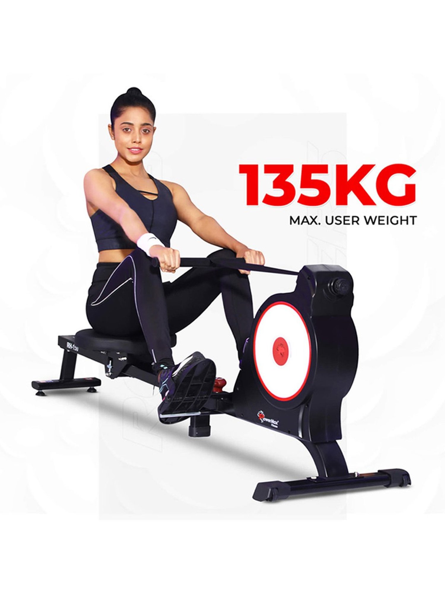 PowerMax Fitness RH-150 Rowing Machine (Black)