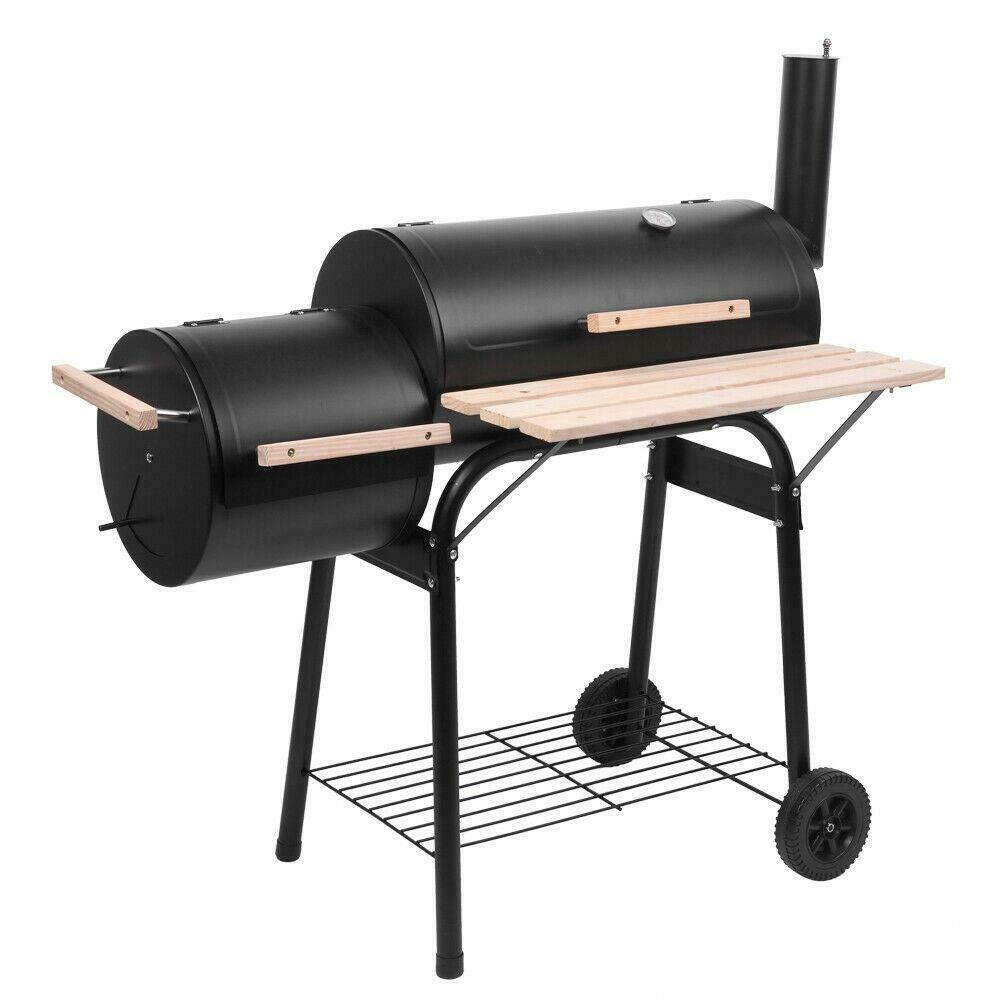 Outdoor Cooker Multi Function Oil Drum Charcoal Grill Camp BBQ Party Pincin
