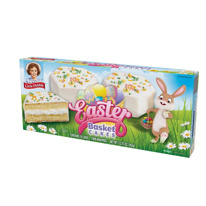 Little Debbie Vanilla Easter Basket Cakes - 10ct/12.75oz