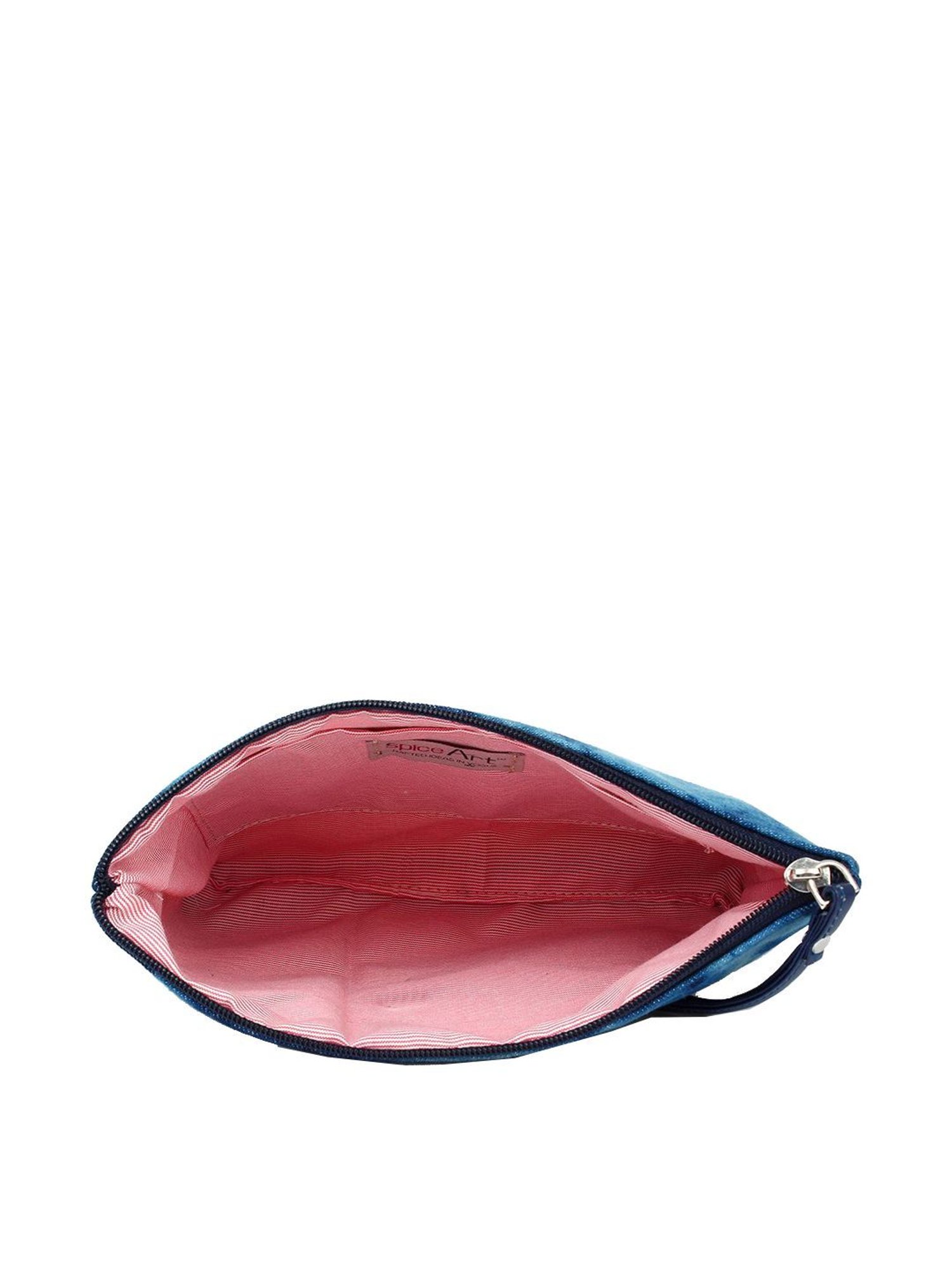 Spice Art Navy Printed Coin Pouch