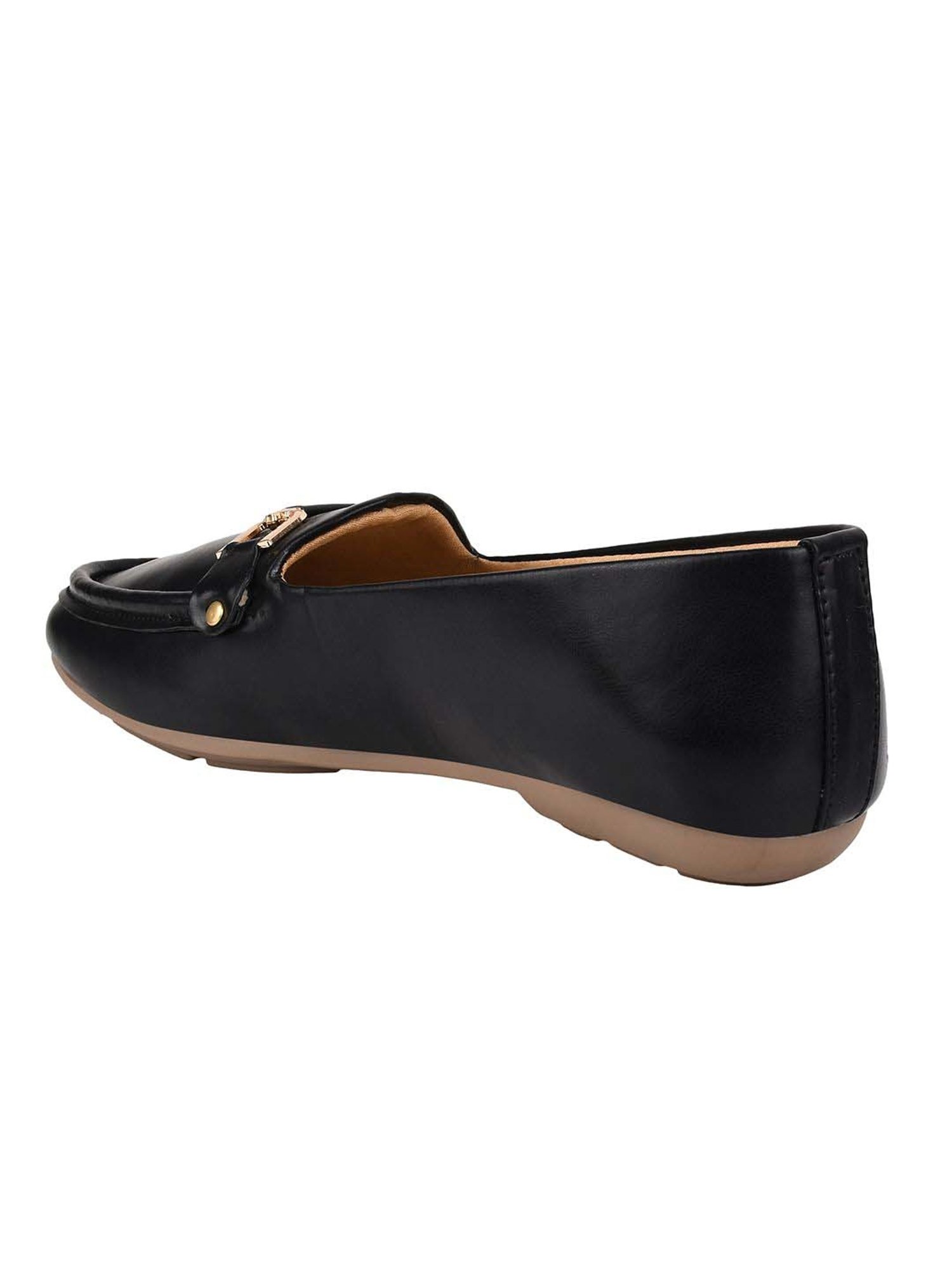 Shoetopia Kids Black Casual Slip-Ons