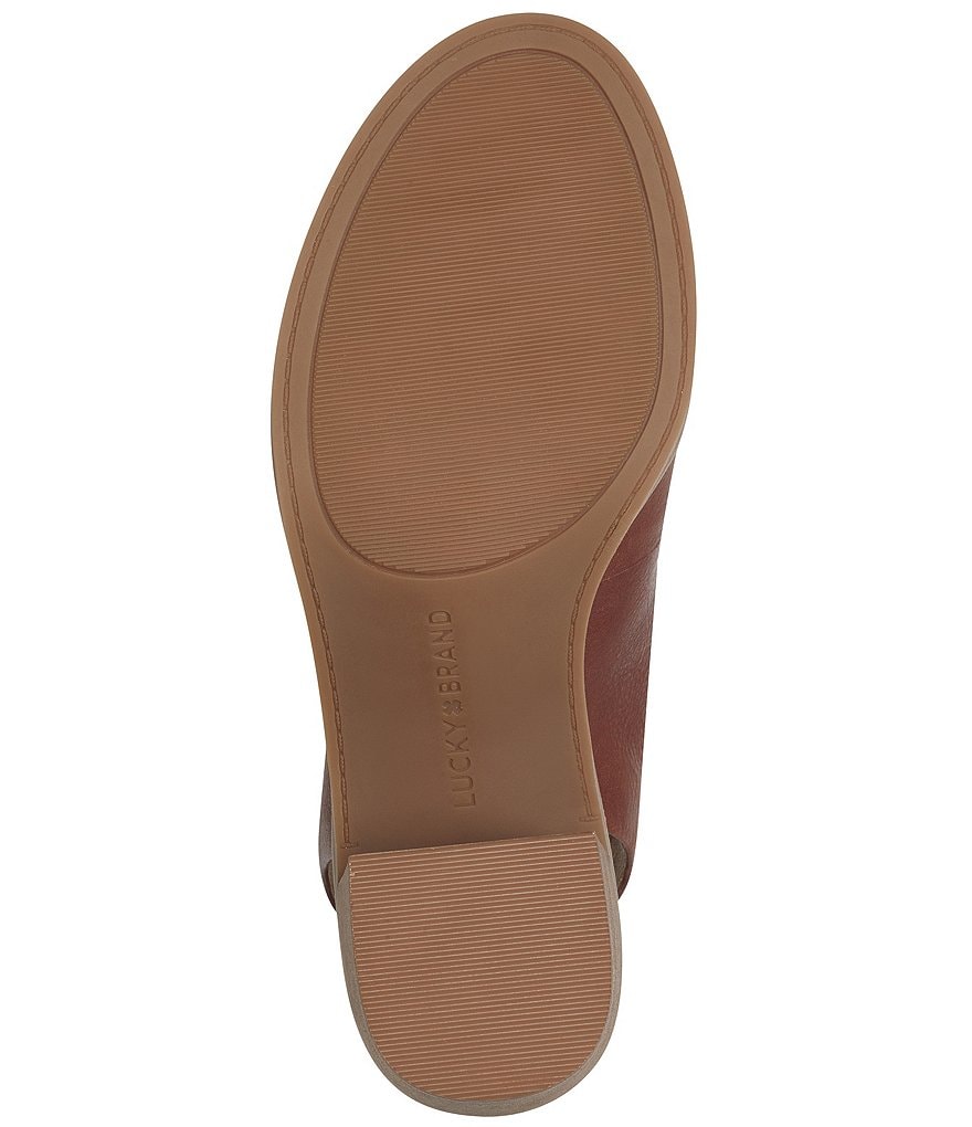 Lucky Brand Rhazy Leather Slingback Shooties