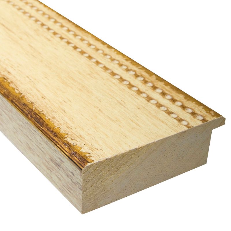 25" x 25" Highland Park Cream Framed Wall Mirror - Amanti Art