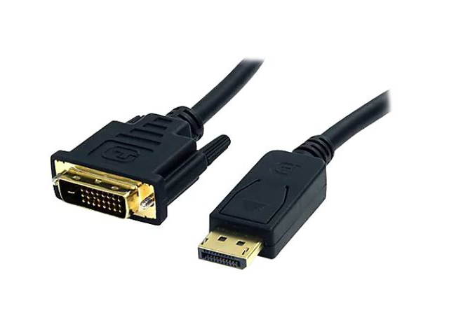 SIIG DisplayPort to DVI Cable - 1080p @60Hz Male to Male Passive DP to DVI Cable for DisplayPort Enabled Computer System - 6 Feet