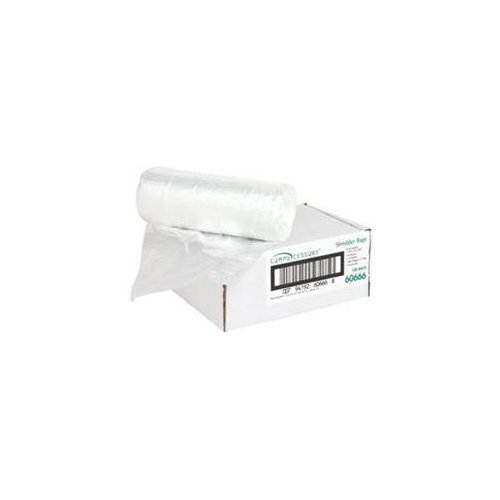 Shredder Bags 12 Microns 28"x22"x48" 56 Gal 100/PK White