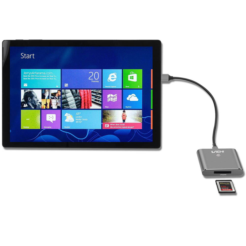 Multifunctional XQD Card Reader up to 5Gbps Suitable for WinXP/Vista/8/8.1