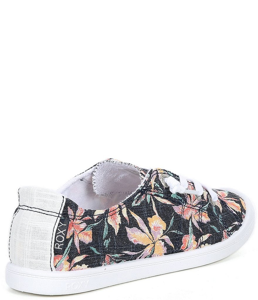 Roxy Bayshore III Floral Print Canvas Slip-On Sneakers
