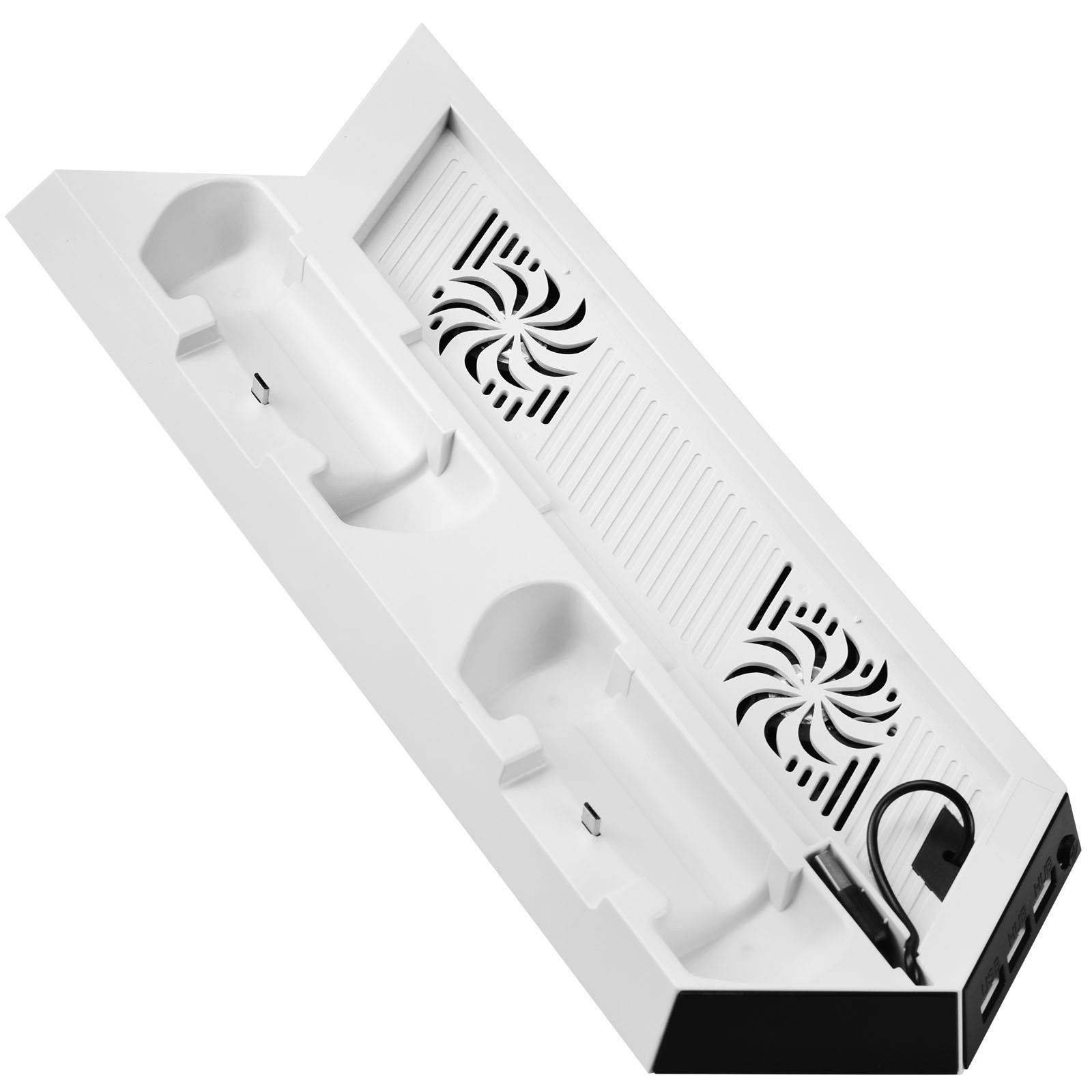 Vertical Charging Charger Stand Mount for Playstation 4 PS4 Dualshock 4 White