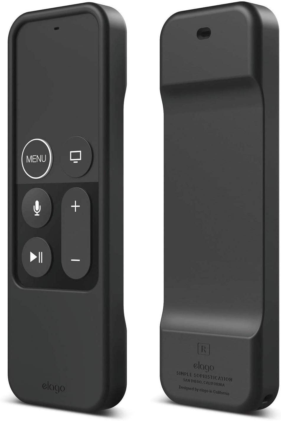 elago Apple TV Remote Holder Mount Bundle with R1 Intelli Apple TV Remote Case - Compatible with Apple TV Siri Remote 4K / 4th / 5th Generation