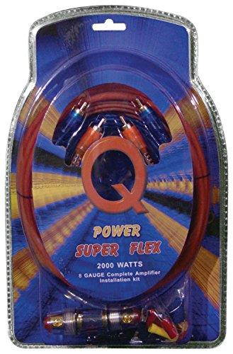 Qpower 8 Gauge Amp Kit Super Flex 8GAMPKITSFLEX