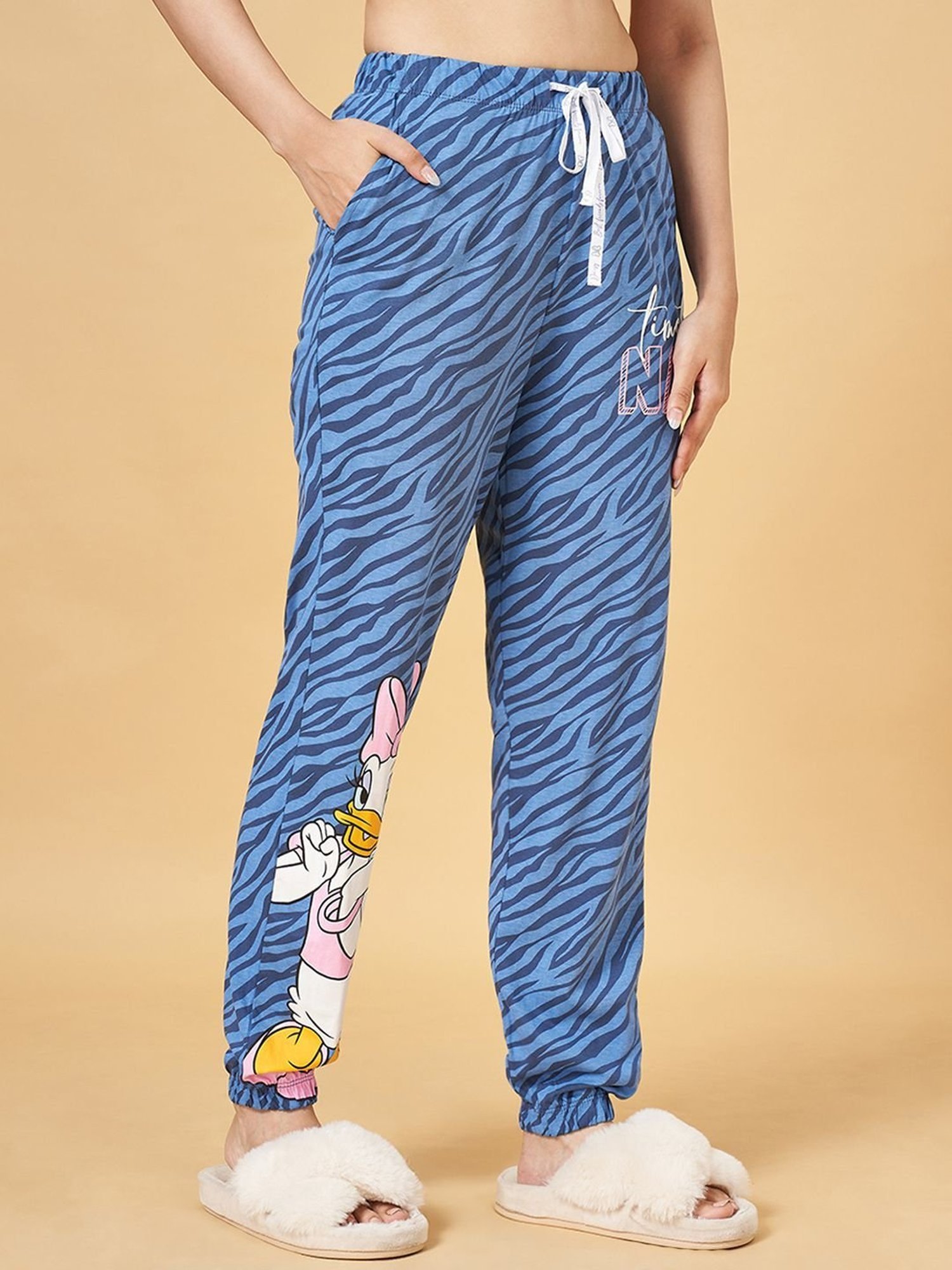 Dreamz by Pantaloons Blue Cotton Printed Pyjamas