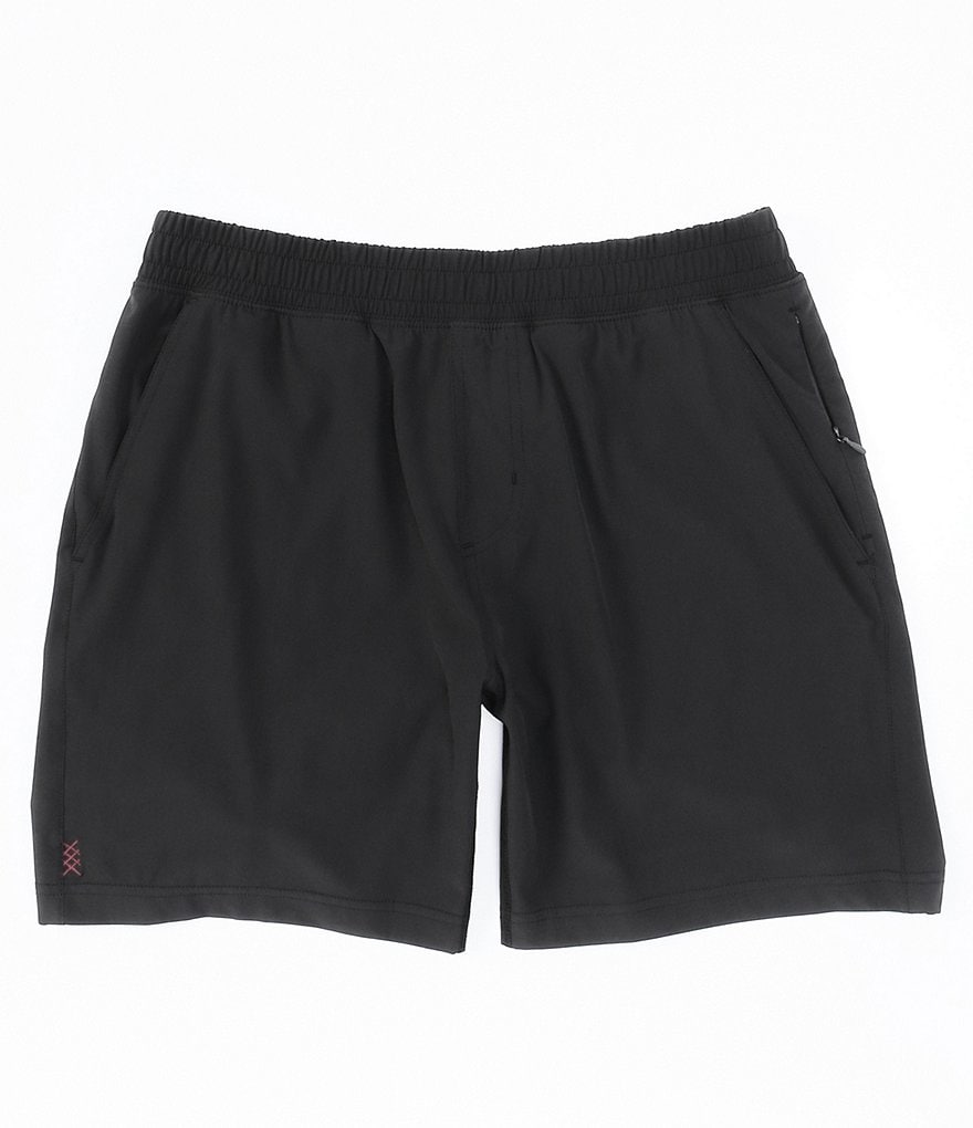 Redsand Elastic Waist Colorblock 20#double; Outseam Volley Shorts