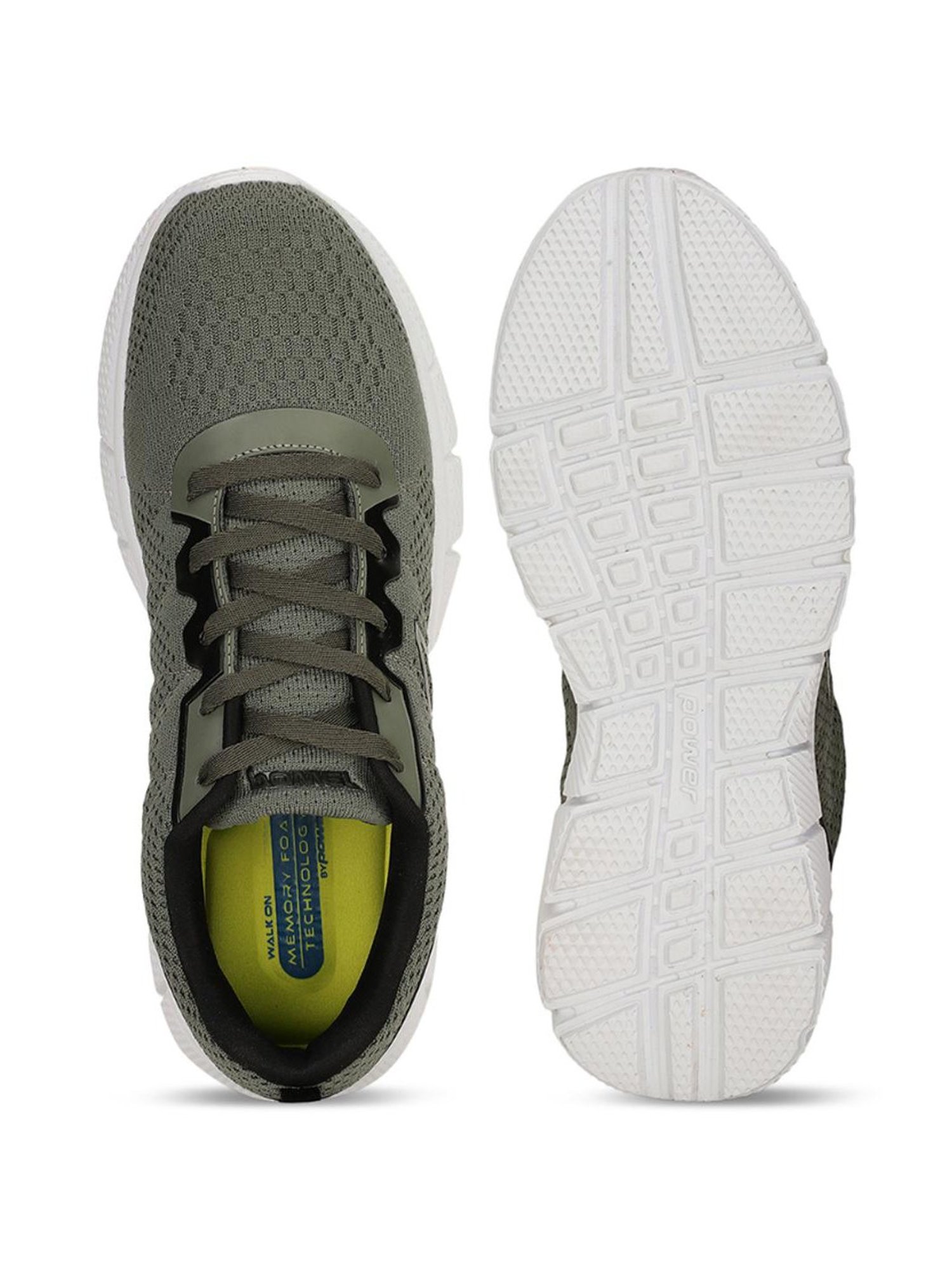 Power by Bata Men's Olive Running Shoes