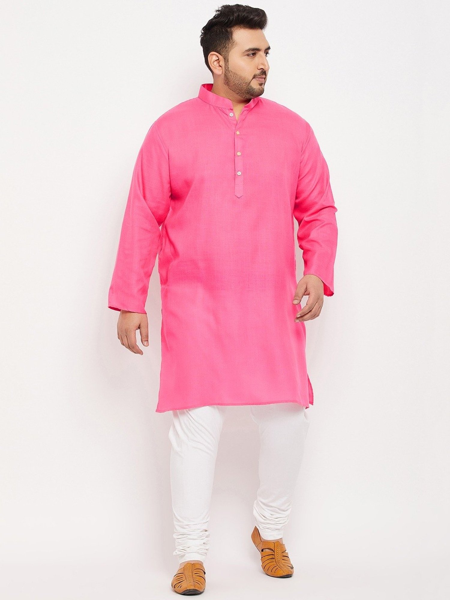 Bigbanana Pink Regular Fit Kurta