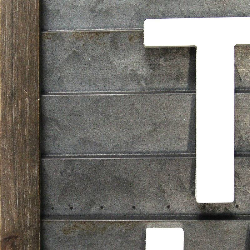 11.81" x 39.73" "Gather" Wall Panel Gray/White - Stratton Home Décor