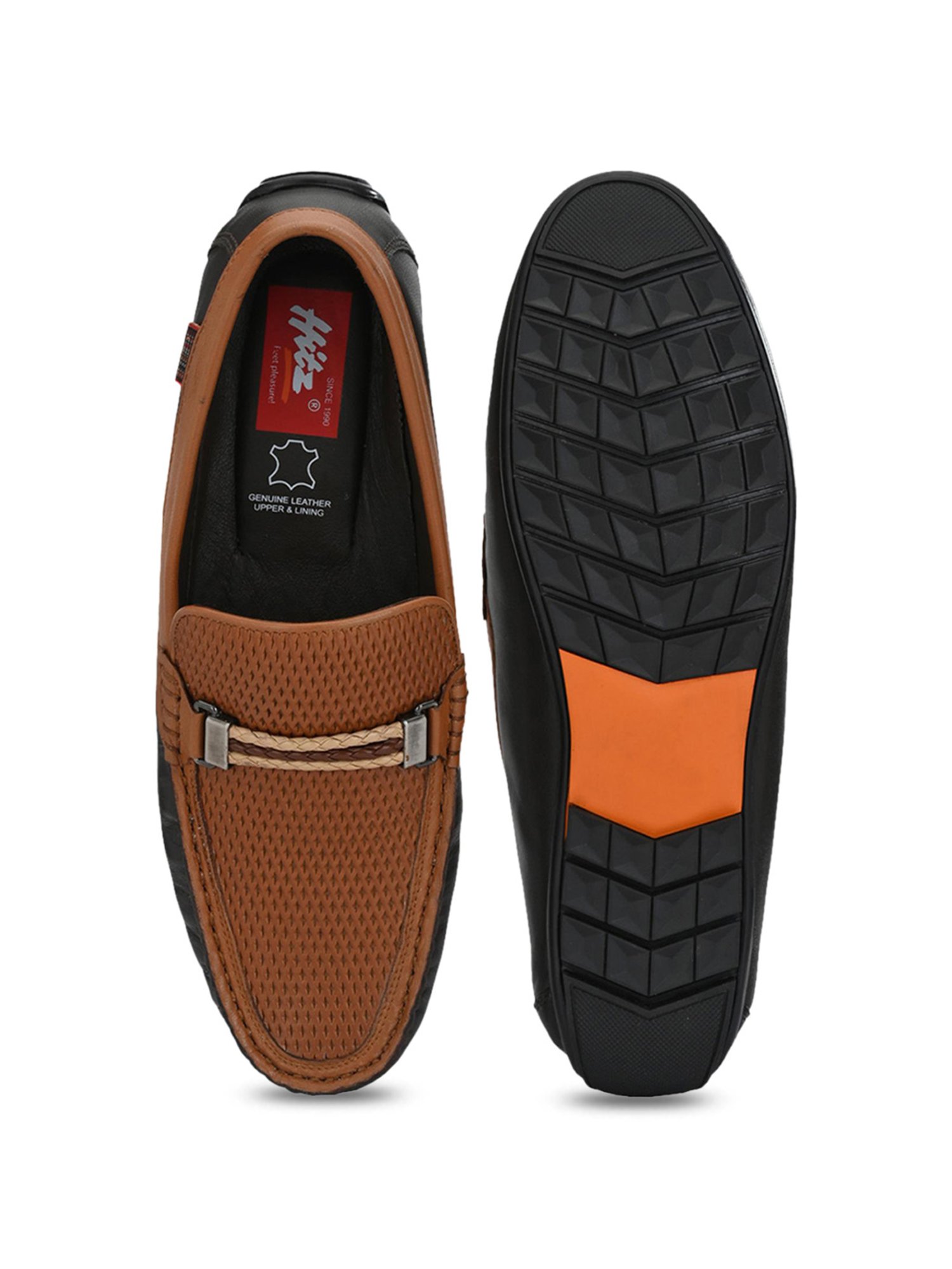 Hitz Men's Tan Casual Loafers