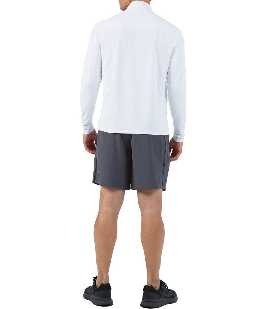 IBKUL Long-Sleeve UPF Mockneck Pullover