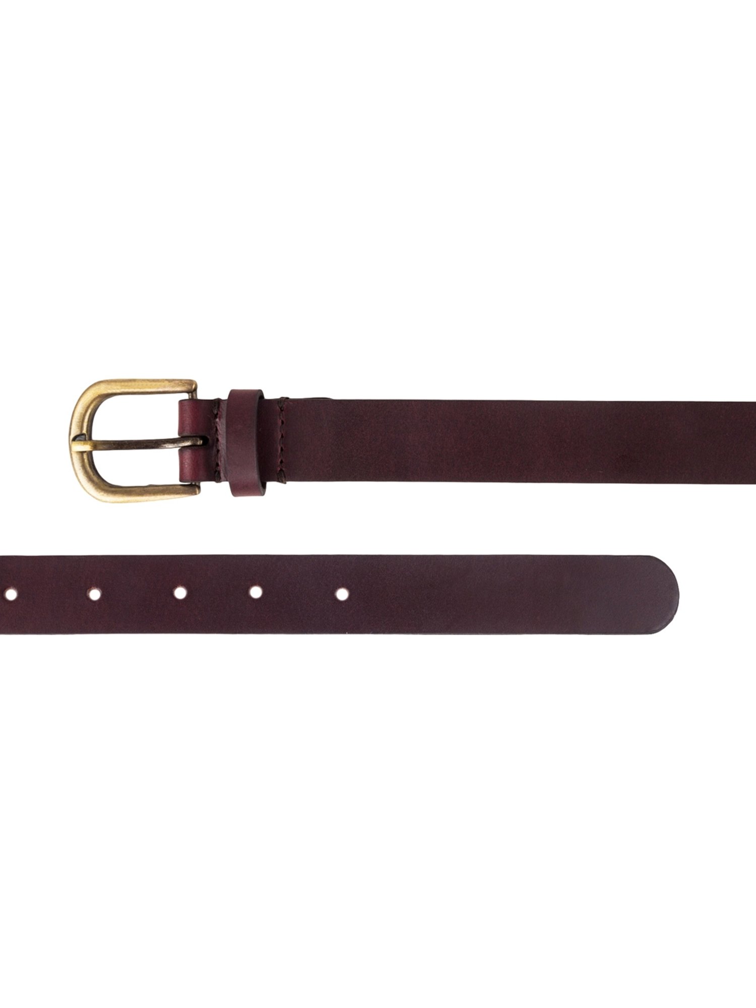 Aditi Wasan Maroon Leather Waist Belt for Women