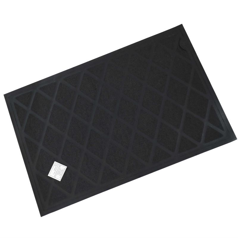 1'5"x2'5" Rectangle Pressed or Molded Floral Accent Rug Green - Sunnydaze Decor