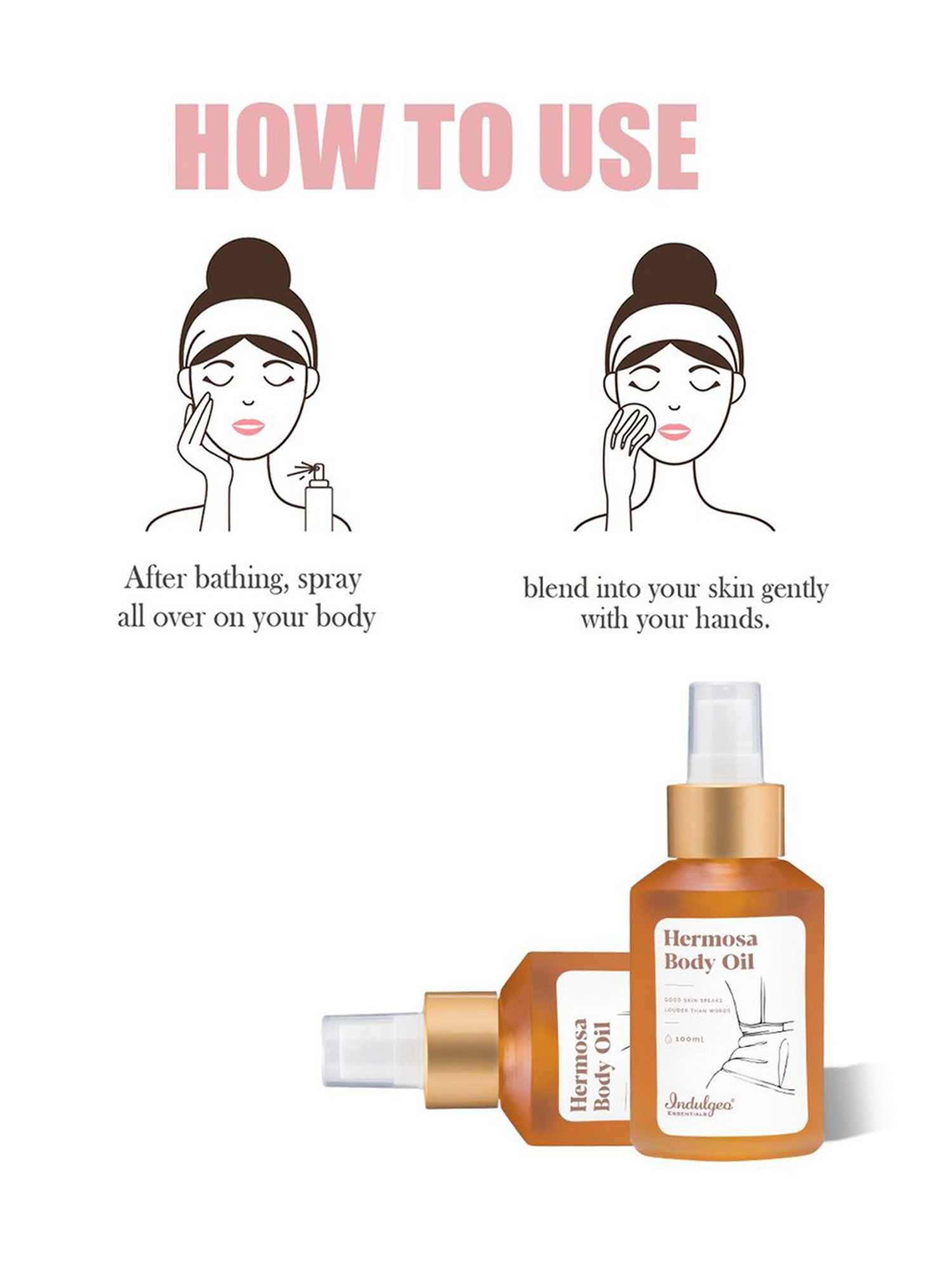 Indulgeo Essentials Hermosa Body Oil - 100 ml