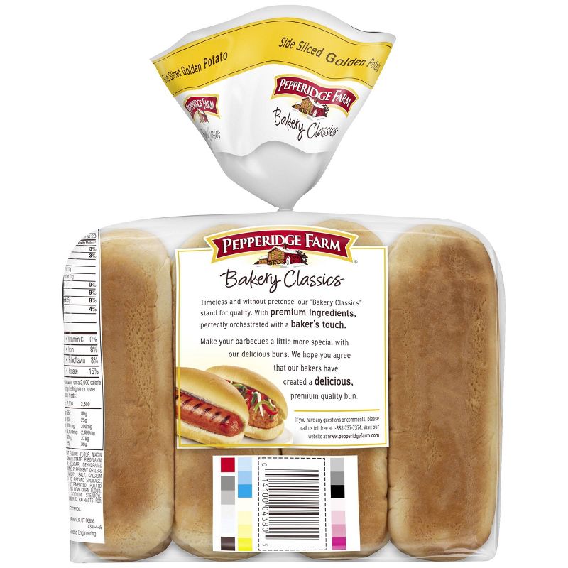 Pepperidge Farm Bakery Classics Top Sliced Golden Potato Hot Dog Buns -14oz/8pk