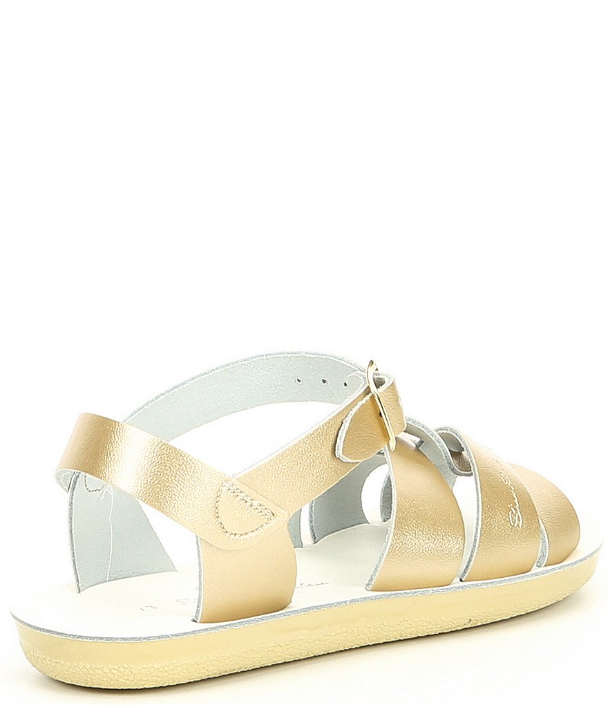 Girls' Sun-San Sandal by Hoy Swimmer Water Friendly Leather Sandal (Toddler)