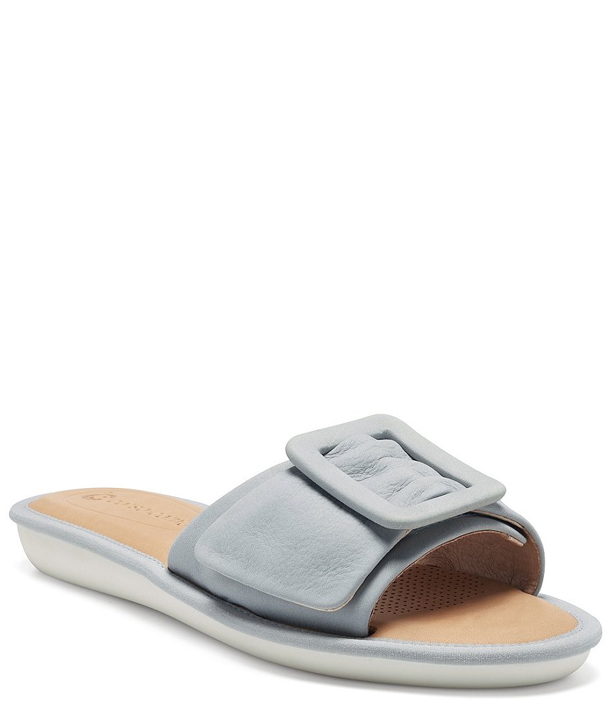 CC Corso Como Bahlia Nubuck Buckle Slide Sandals