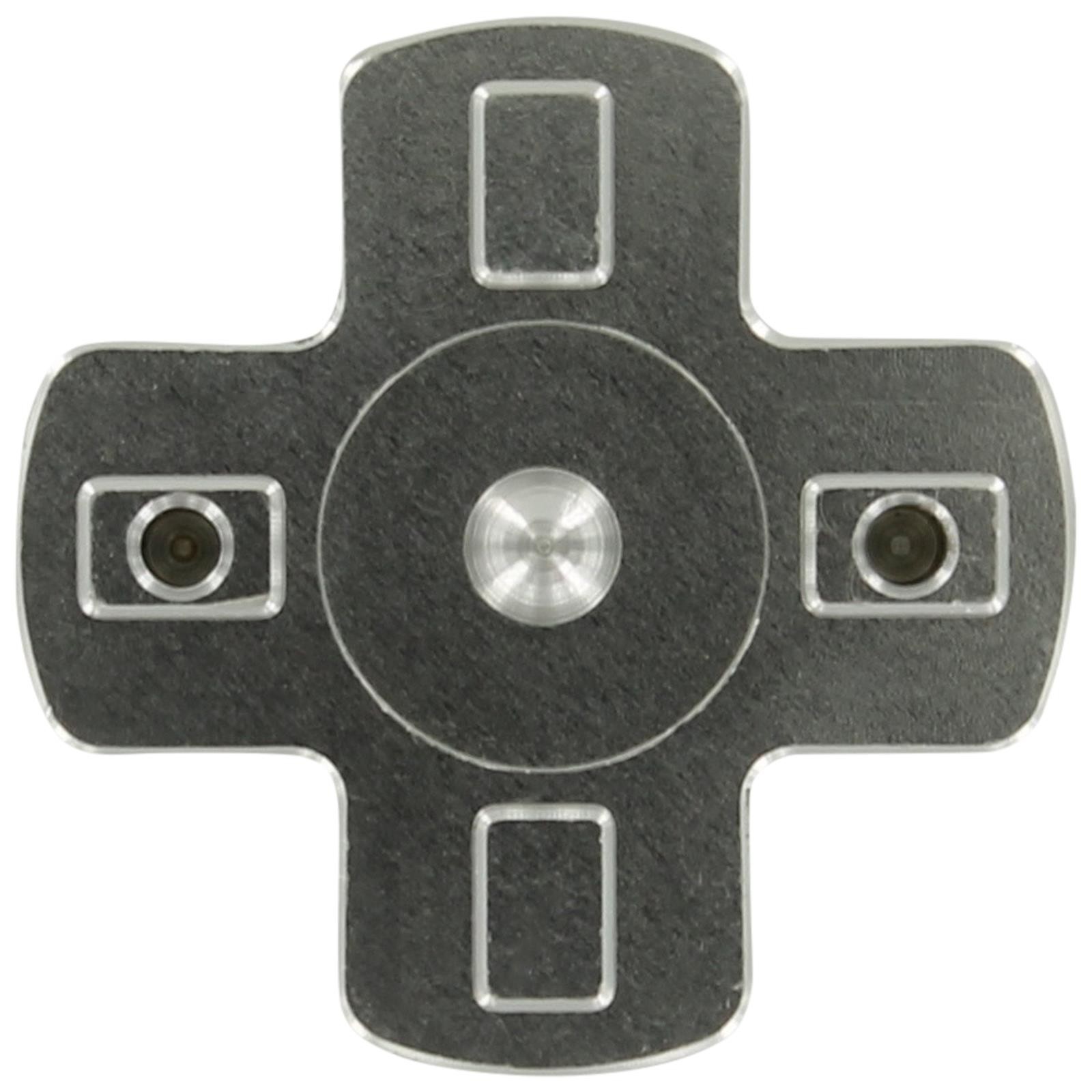ZedLabz aluminium alloy metal directional d pad arrow button for Sony PS4 controllers - silver