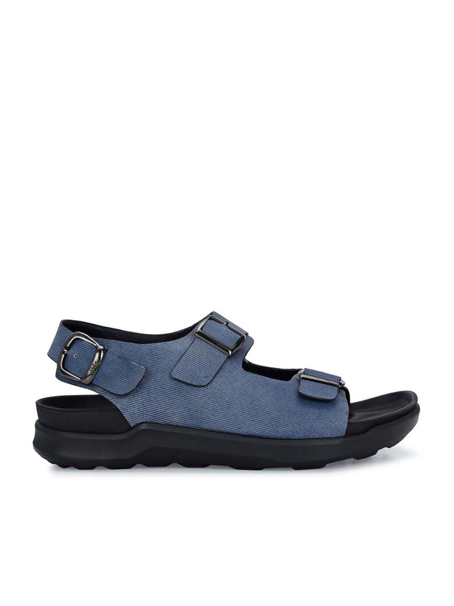 Hitz Men's Blue Back Strap Sandals
