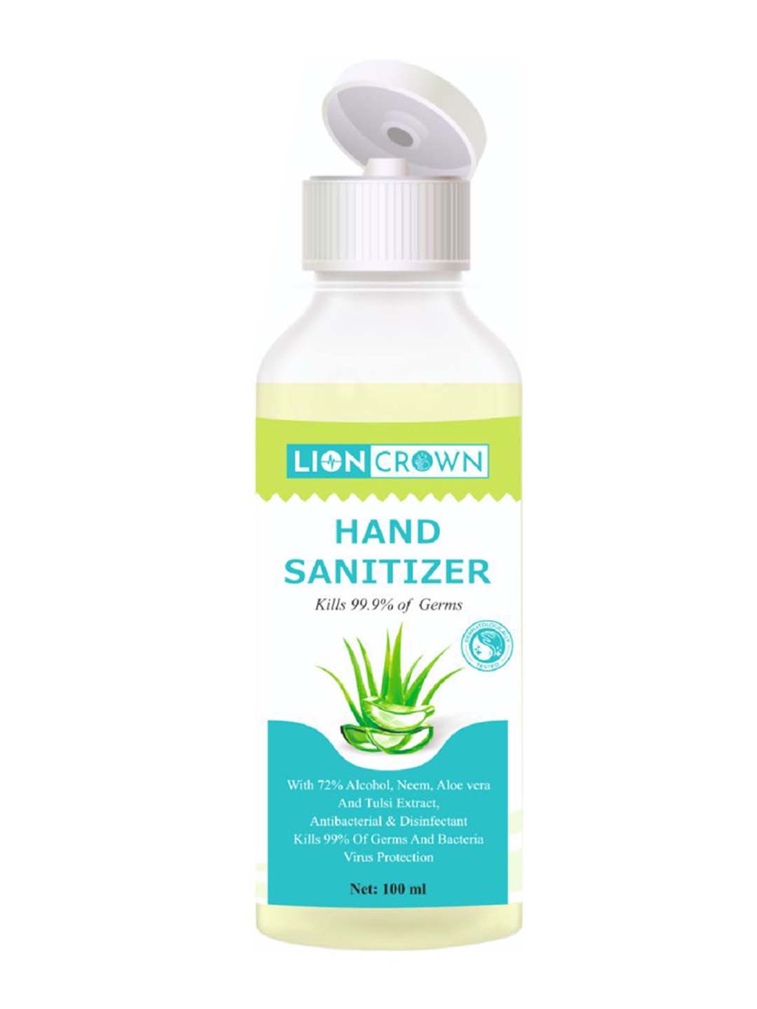 Lioncrown Combo of N95 Reusable Face Mask & Herbal Hand Sanitizer (100 ml)