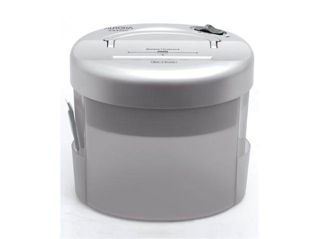 AS420C Aurora 4-Sheet Light Duty Crosscut Desktop Shredder