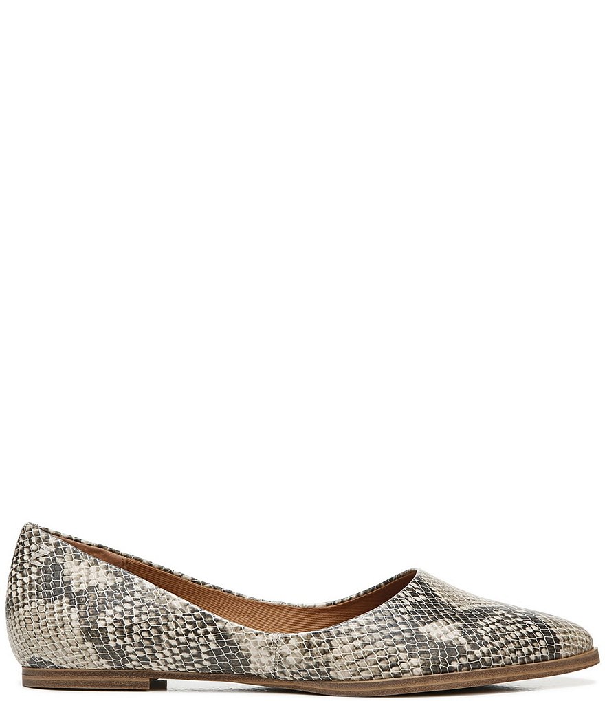 Zodiac Hill Snake Print Slip-On Flats
