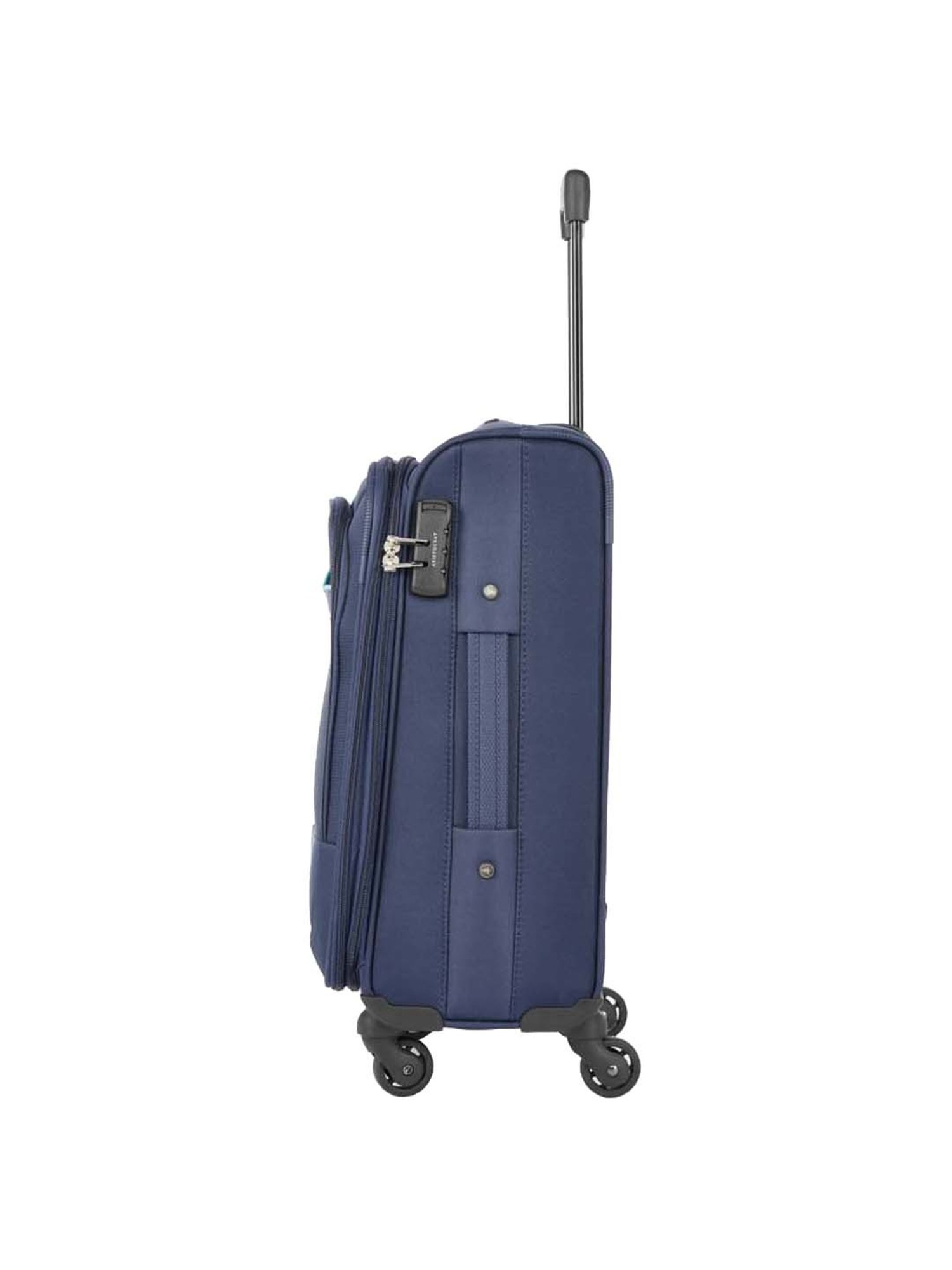 Aristocrat Navy Small Soft Cabin Trolley - 37 cm