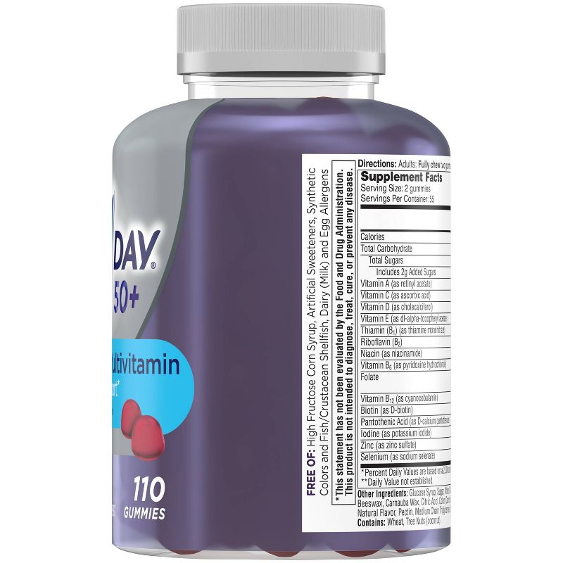 One A Day Men Multivitamins with Brain Support Gummies - 110ct