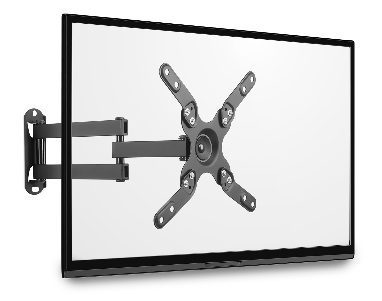 Full Motion TV Wall Mount Monitor Swivel Bracket | Fits 19-43 Inch Screens